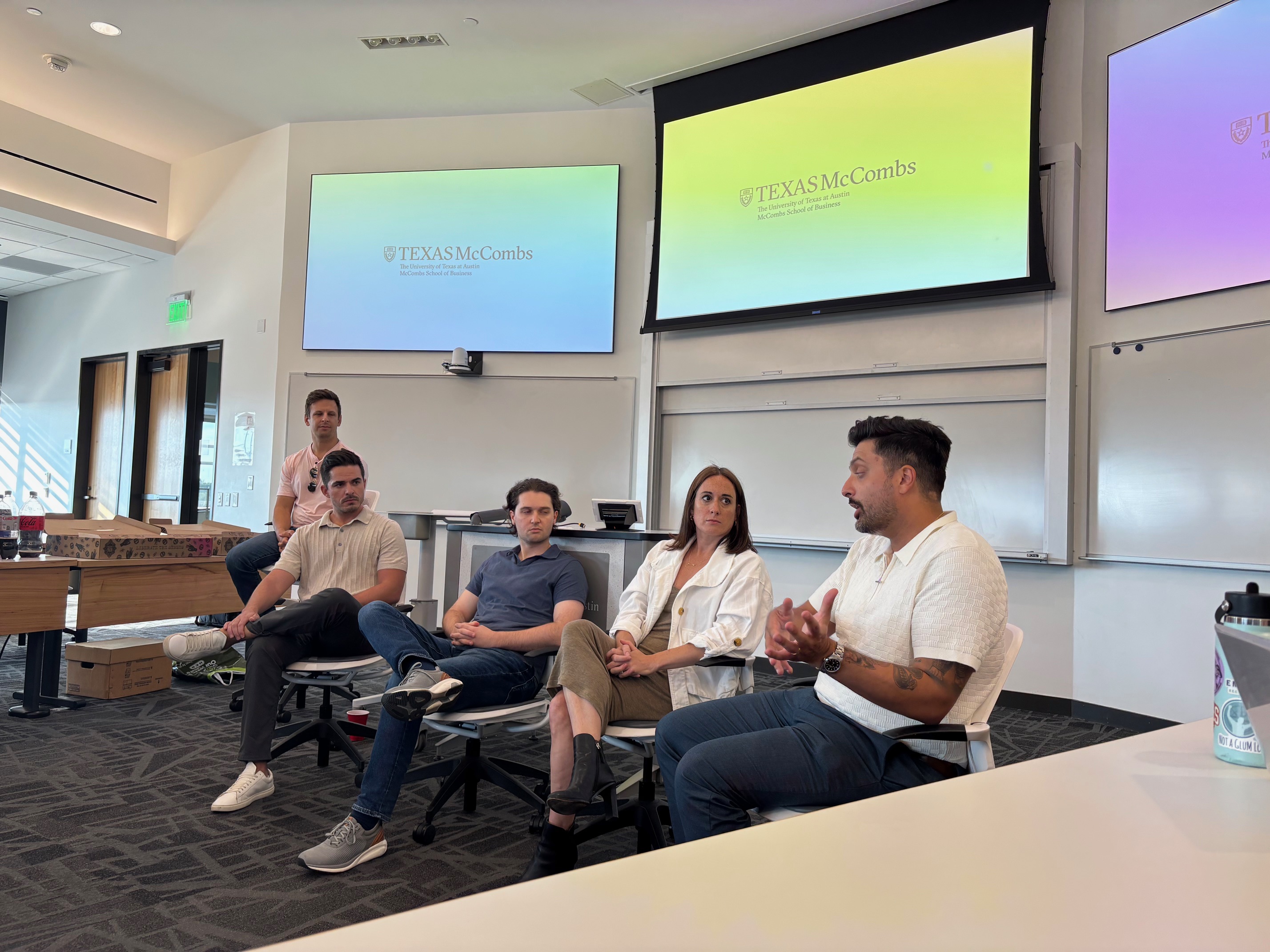 Moontower Society panel discussion with Austin founders and investors